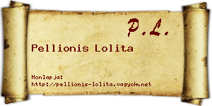Pellionis Lolita névjegykártya
